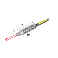 Sonde de capteur à fibre optique M4 à fixation par vis pour la détection FU-66Z - Capteur à fibre optique transmissif avec diamètre de coupe libre
