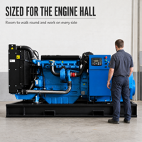 Groupe électrogène diesel de type ouvert ou silencieux 80kW 100kVA 120kW 150kVA Démarrage automatique ATS d'urgence Moteur Baudouin 6M11G165/5
