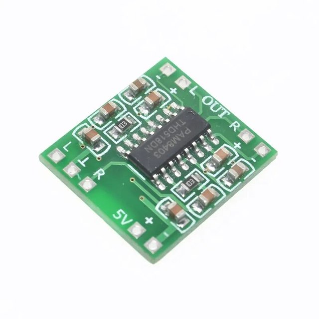 Mini 2.5V to 5V PAM8403 Power Amplifier Board 2-Channel 3W Class D Audio Speaker Amplifier Board Electronic Components