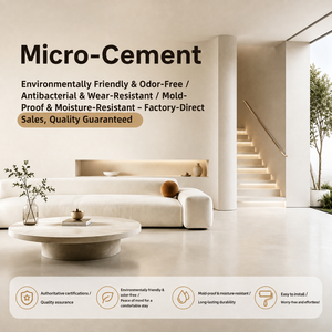 Revestimiento de Microcemento para Pisos, Alta Adhesión, Suministro Directo de Fábrica para Paredes de Concreto - Product Image 1