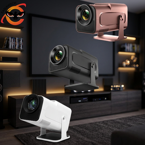 180 Degree Rotating Stand Short <b>Throw</b> Smart Android Projector 1:0.9 for Ceiling Cinema with 57 390 ANSI - Product Image 2