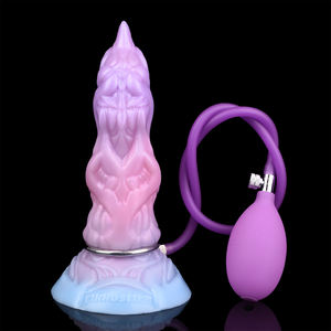 Opblaasbare Dildo Eenhoorn Alien Gevormde Dildo Imiteren Dier Volwassen Masturbator Seksspeeltjes Goedkope Groothandel Fabriek - Product Image 2