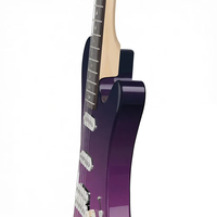 Gitar Elektrik dengan Permukaan Matte Varnished, Leher Maple, dan Badan Poplar untuk Latihan Siswa dan Pertunjukan Langsung.