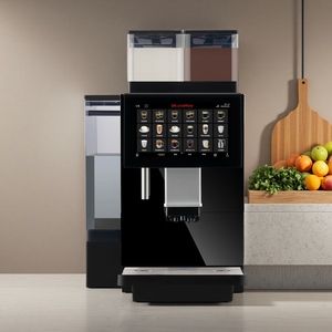 เครื่องชงกาแฟอัตโนมัติ F100 Cafe Shop พร้อมเครื่องทำเอสเพรสโซแบบมืออาชีพ ใช้ผงกาแฟสองชนิด สำหรับธุรกิจ ชงกาแฟและช็อกโกแลตร้อนได้ - Product Image 2