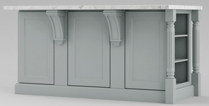 Supports d'îlot de cuisine pour meubles de cuisine et de salle à manger Corbeau traditionnel Corbeau décoratif en bois personnalisé - Product Image 3