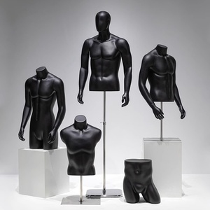 Espositore per Intimo Maschile in Materiale FRP di Alta Qualità, Manichino a Mezzo Busto con Supporto per Vetrine di Negozi di Abbigliamento Sportivo - Product Image 2