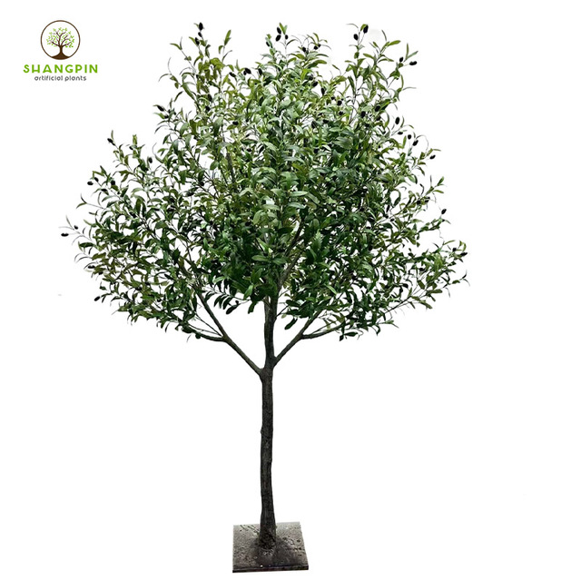 Factory Customized Faux Plants 6 Ft 7ft 9 Feet Artificial Big Olive Tree Large Fake Olive Tree for Outdoor Garden Landscaping