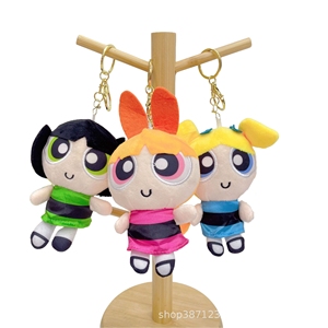 Dessin animé 4 pouces petite <span class=keywords><strong>Police</strong></span> fille en peluche porte-clés mignon princesse pendentif populaire Girly <span class=keywords><strong>coeur</strong></span> poupée sac décoration cadeau - Product Image 1