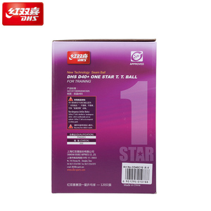 Pelotas de Tenis de Mesa Red Double Happiness Oficiales para Competición, Material Nuevo de Primera Calidad, Una Estrella D40+, para Entrenamiento en Interiores, Paquete de 120 Piezas - Product Image 4