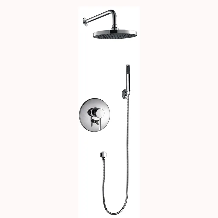Momali European Style bathroom brass hidden Concealed In-Wall Shower Faucet Sets With Hand Shower