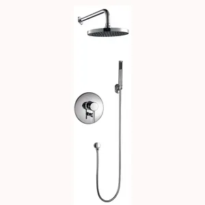 Momali European Style bathroom brass hidden Concealed In-Wall Shower Faucet Sets With Hand Shower