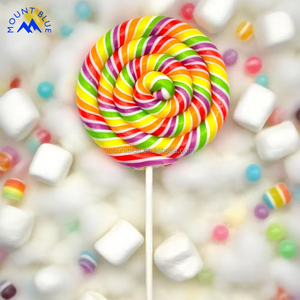Piruleta Gigante Arcoíris, Productos de Confitería Envueltos Individualmente, Dulces para Regalar, Deliciosos Dulces - Product Image 2