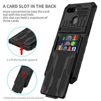 Grosir casing ponsel kualitas tinggi untuk iPhone Pro Max Oppo A18 dudukan dompet kompatibel Realme C21 C21Y Y17 Realme C35