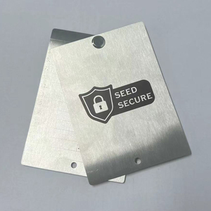 Crypto Wallet Indestructible Cold Wallet Backup Compatible con Nano S <span class=keywords><strong>Trezor</strong></span> y Keepkey Hardware Wallets - Product Image 6