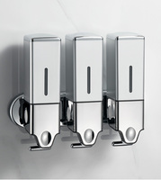 2025 nouveau Double bouteille en gros colombe distributeur de savon montage mural manuel liquide automatique distributeur de savon pour salle de bain
