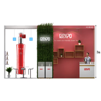 Équipement de salon commercial de mode haut de gamme Nouveau design Réutilisé 10 fois Stand de stand d'exposition pour les salons de beauté cosmétiques