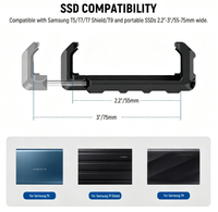 Support de fixation portable NEEWER UA051 pour SSD T5 T7 T9, compatible avec la cage pour iPhone 15 Pro Pro Max