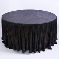 Nappe à paillettes ronde fête anniversaire élégant paillettes nappe couverture événements pour fête de mariage décoration de noël