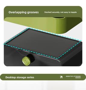 Unité de tiroir transparente de bureau pour le rangement de la papeterie - Product Image 1