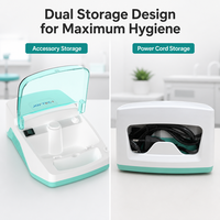 Nébuliseur à compresseur de qualité médicale avec grand compartiment de rangement, débit réglable pour usage domestique, thérapie par aérosol