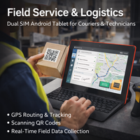 Tabletas de Escritorio Todo en Uno en Oferta, Tableta Android en Forma de L de 10.1 Pulgadas, Terminal Inteligente en Forma de L