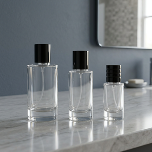 Botella de perfume magnética con bomba, tapa de lujo personalizada y única, botella de vidrio para perfume, tapa metálica con bomba pulverizadora - Product Image 1