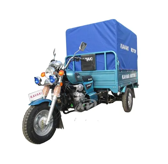 Sepeda Roda Tiga Dewasa, Trailer Sepeda Motor Roda 3 150CC dengan Tenda