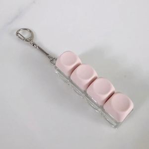 Keyboard Caps Toy <b>Press</b> Stress Relief Fidget Key Toy <b>Button</b> Key Caps Fidget Keychain Keyboard Keychain Toys Finger Keyboard - Product Image 6