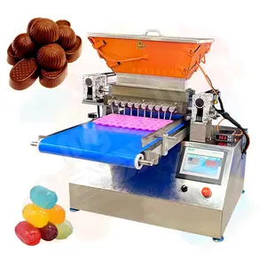 MY Manual Fruity Candy Remove Water Process Supplier Deposit Pour Form Hard Small Lollipop Machine