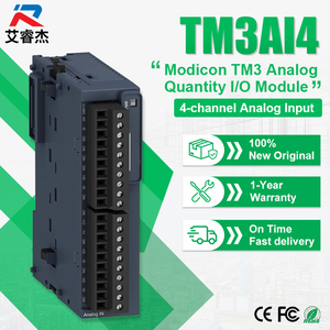 Módulo de Entrada Analógica TM3AI4 Original, Nuevo, 4AI, Serie Modicon TM3, TM3AI4, 4 Entradas Analógicas, Controlador Lógico Programable PLC - Product Image 1