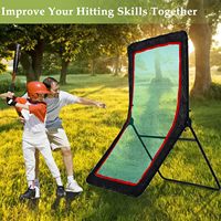 Filet d'entraînement de baseball Filet cible Cricket Lacrosse Rebounder Net pour l'entraînement