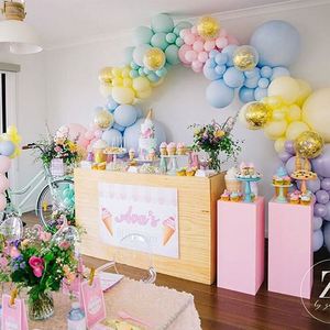 135pcs Latex Garland Arch <b>Kit</b> Baby Girl Baptism Balloons Pink White Gold for Christmas for Baby Shower Birthday Party - Product Image 4