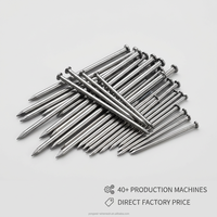 Clous de construction en fer 2,8 mm à tige lisse et tête ronde, clous ordinaires pour la construction