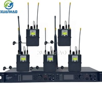 Kit de système de monitoring IEM avancé PSM1000 PSM900/300 P10R+ avec récepteur de ceinture et émetteur de rack pour performances scéniques en direct