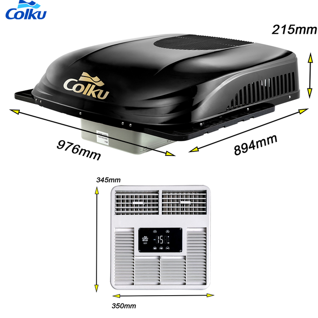 Electric Battery Rooftop 24 Volt 12v Dc air Conditioner for Truck Tractor Camper Caravan RV