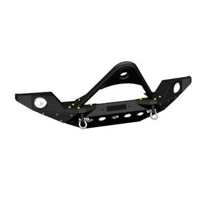 Parachoques delantero de acero negro con recubrimiento en polvo <span class=keywords><strong>o</strong></span> textura negra para <span class=keywords><strong>JEEP</strong></span> <span class=keywords><strong>WRANGLER</strong></span> JK 2007-2017, accesorios para automóviles - Product Image 1