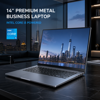 Ordinateur portable professionnel 14 pouces avec corps métallique, processeur Intel Core I5-1035G1, 16 Go de RAM, 512 Go de SSD, Windows 11, écran WiFi, PC portable