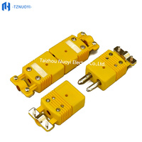 Connecteur de thermocouple série OSTW-CC de taille standard, type K/T/J/E/N/U/R/S, avec support de fixation de câble, OEM/ODM, IP65