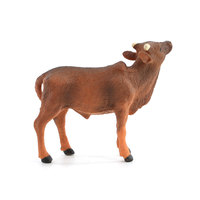 Produit transfrontalier populaire : Modèle d'animaux sauvages en PVC massif, à assembler, représentant des bovins Ancora Mavericks jaunes, pour décoration de scène