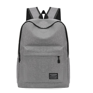 Super Factory Fashion Student <b>Backpack</b> <b>Large</b> Capacity Oxford Cloth Laptop <b>Backpack</b> Unisex Gray Black Custom Logo - Product Image 5