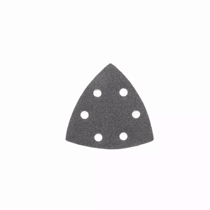 Buon prezzo 93x93x93mm 6 fori triangolo abrasivo <span class=keywords><strong>hook</strong></span> and <span class=keywords><strong>loop</strong></span> disco abrasivo in carburo di silicio - Product Image 4