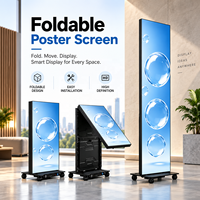 Écran publicitaire vertical LED 80 pouces, affichage numérique, totem sur pied, écran publicitaire haute luminosité HDR10 600CD, en aluminium moulé sous pression