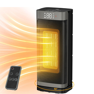 Space <strong>Heater</strong> Upgraded Fast Quiet Heating PTC Ceramic Fan <strong>Heater</strong> Tower Oscillating Electric <strong>Heater</strong> Digital Thermostat 12h Timer