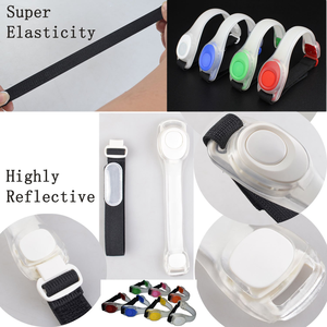 สินค้าใหม่ปี 2026 สายรัดแขน LED ปรับได้ กันน้ำ ไฟกระพริบ สายรัดข้อมือ LED เพื่อความปลอดภัยสำหรับการวิ่งกลางคืน - Product Image 2