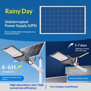 Lámpara Solar de Calle Tipo Split, Nueva, Directo de Fábrica, Súper Brillante, con Control Inteligente de Luz, Impermeable para Exteriores, LED, para Proyectos de Iluminación Vial - Product Image 6