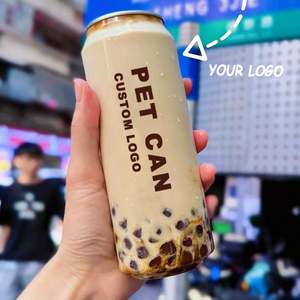 Lata de Bebida Personalizada para Mascotas - Lata de Plástico Transparente con Tapa Sellada para Envasado de Bebidas - Product Image 2