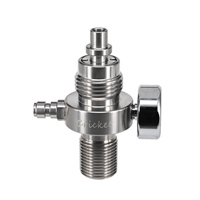 Valve PCP HubenPower Airforce Condor Talon haute pression en acier inoxydable durable pour réservoir de carabine à air comprimé M18*1.5