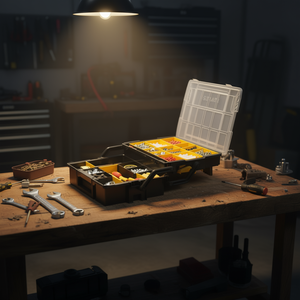 Organisateur d'outils multi-niveaux Sort Master 18 pouces avec compartiments pour le rangement et le transport - Product Image 3