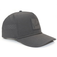 Gorra Deportiva ELVN de 5 Paneles, Estructurada, Impermeable, Ajustable, con Parche de Goma Personalizado con Logotipo, Estilo Urbano, Unisex
