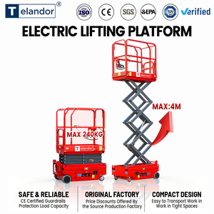 Plateforme élévatrice à ciseaux ultra-compacte 4m Narrow Space Pro pour l'optimisation des allées - Product Image 5